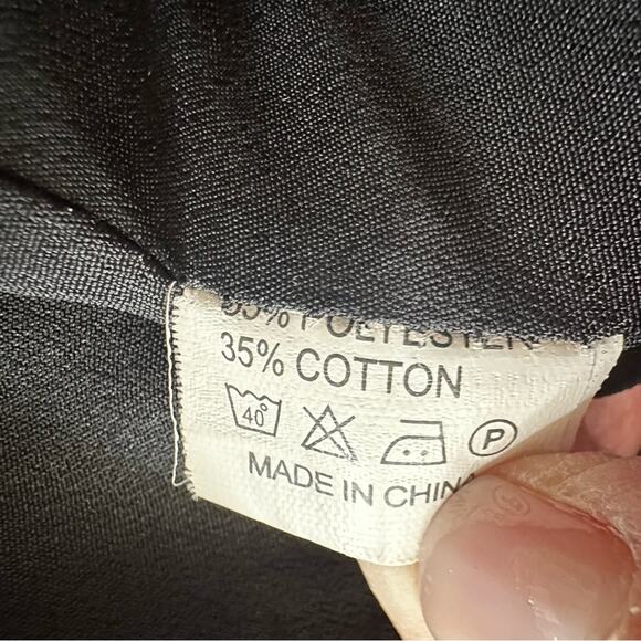 BCBG Maxazria Embroidered Dress Black Boho Sheath Statement Western BCBG Small - Picture 7 of 12